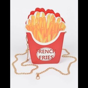 Novelty purses french fries phone game controller popcorn lips